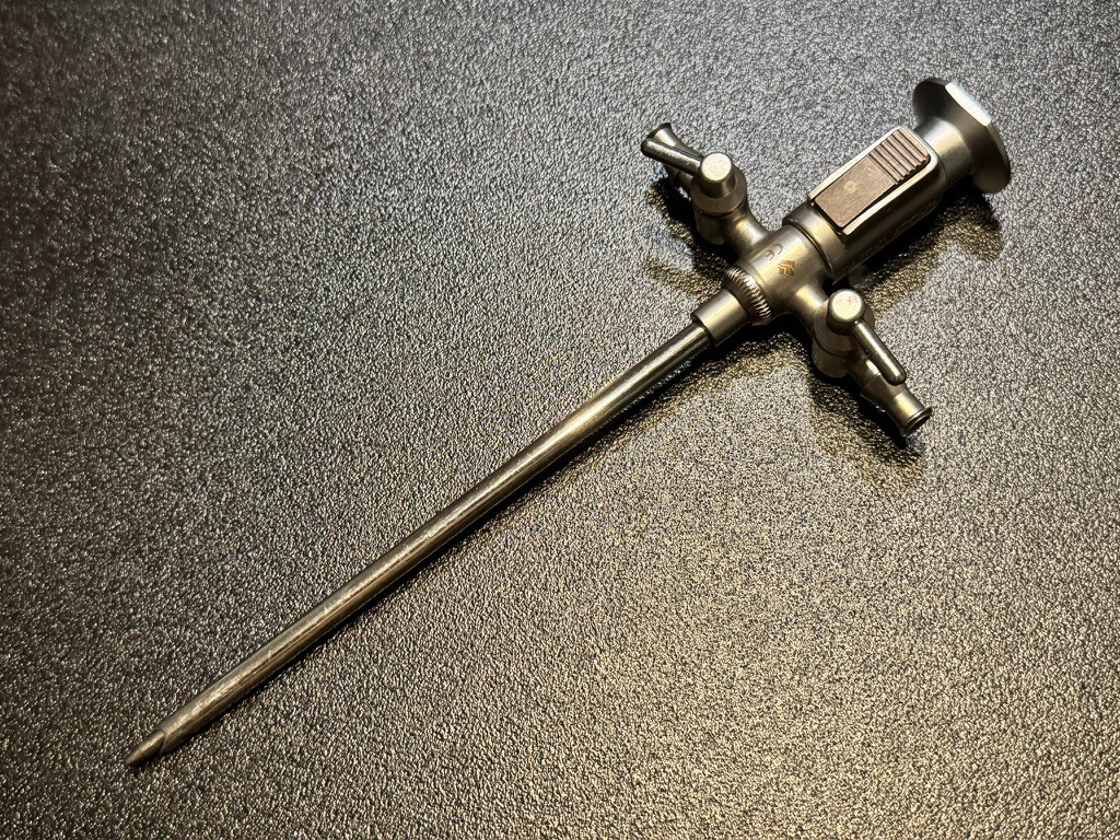 Assembled photo of onmed Linvatec T4930 Dual Stopcock QuickLatch 2.9mm Arthroscopic Sheath & Obturator