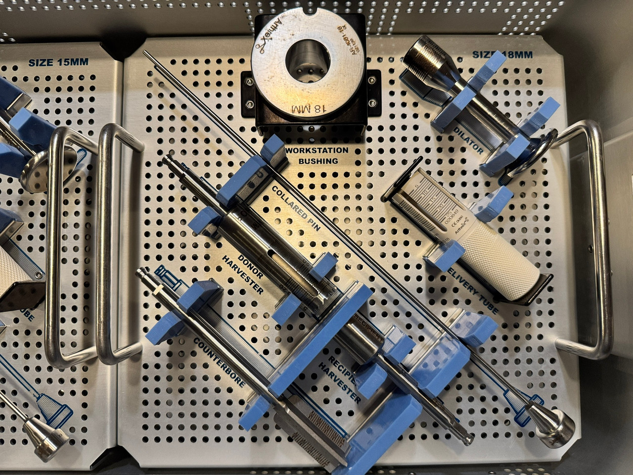 18mm module photo of Arthrex AR-4098 Allograft OATS Harvester Set 15mm - 22.5mm