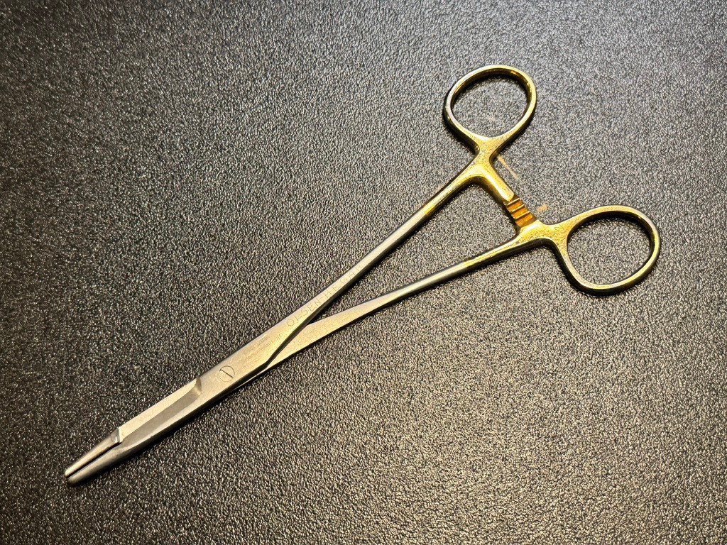 Photo of KMedic KM41-454 Olsen-Hegar Needle Holder, TC, 7.5"