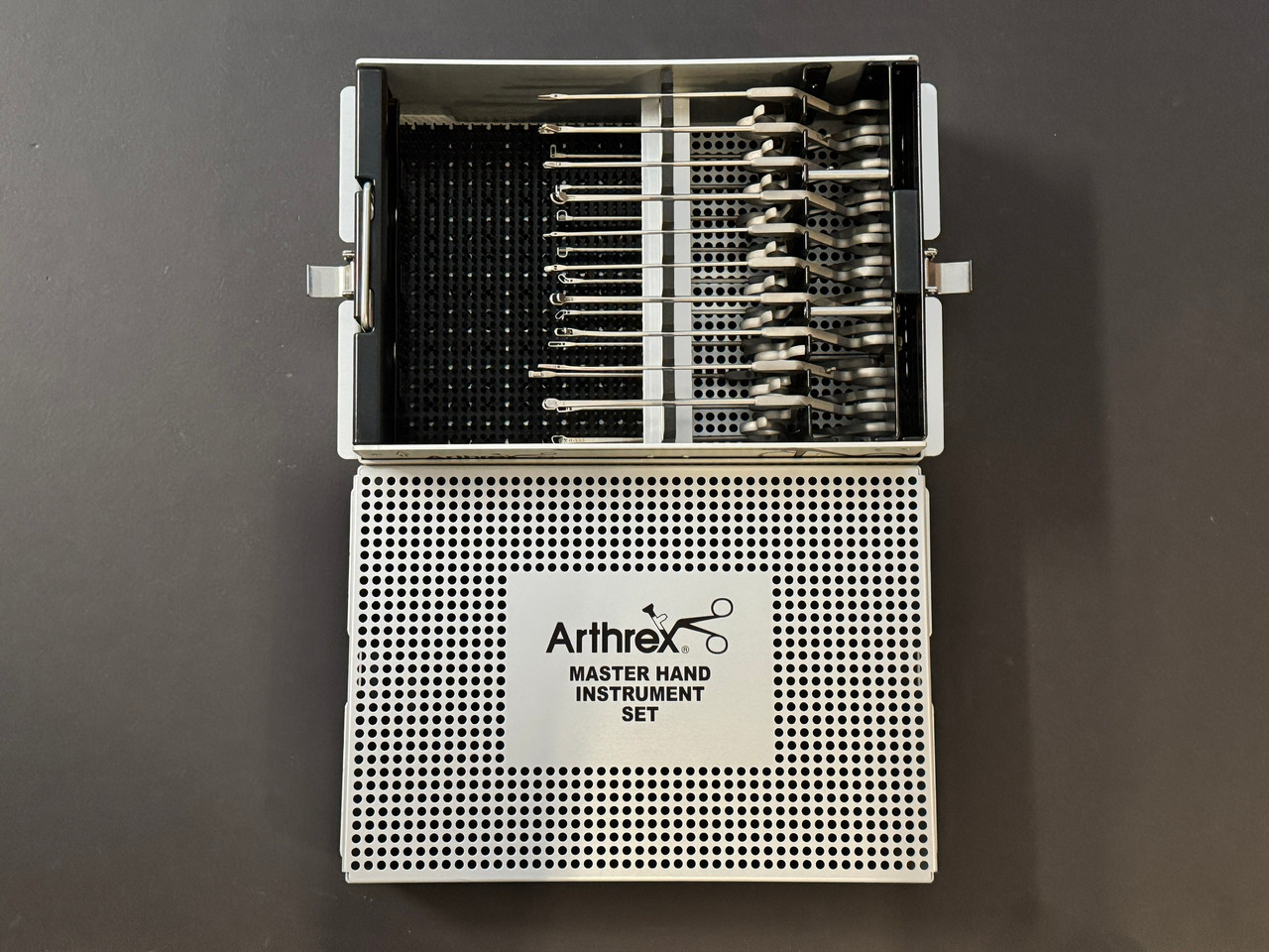 Photo of Arthrex AR-2200CS Arthroscopic Master Meniscectomy Instrument Set (New)