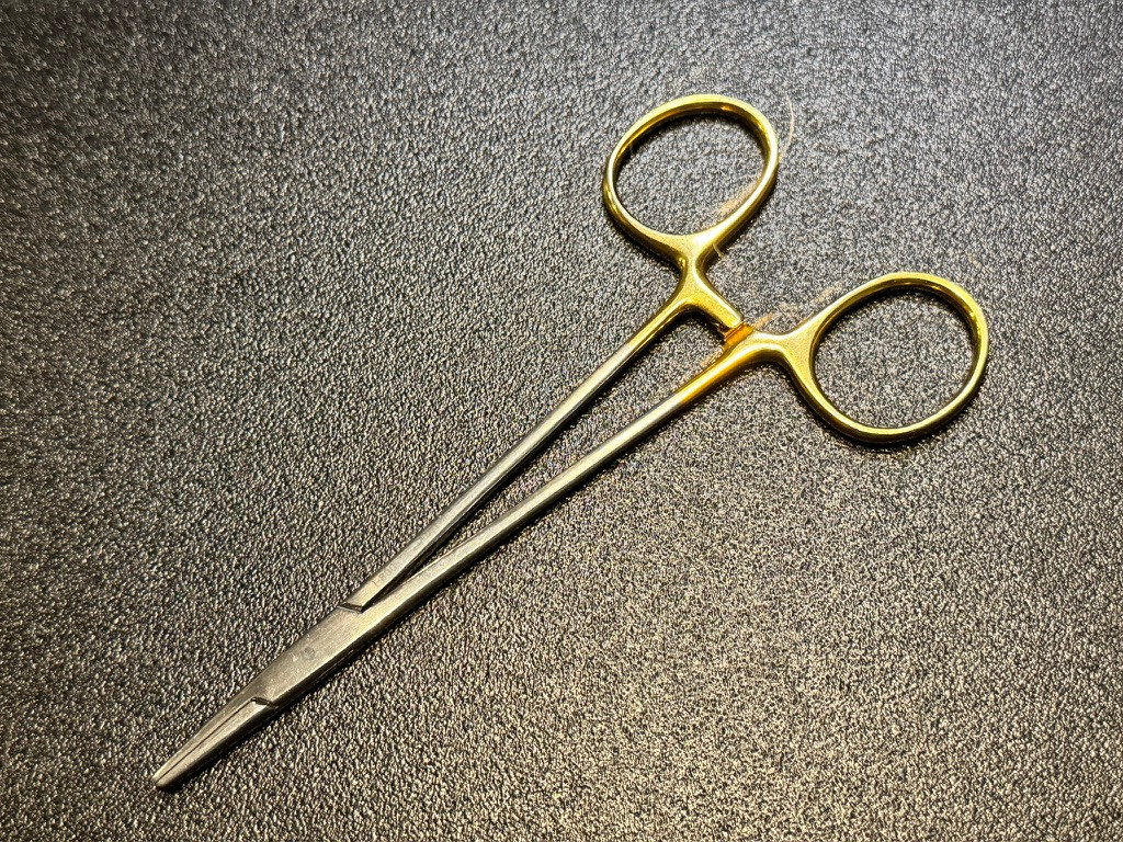 Photo of Tiemann 105-1232 Halsey Needle Holder , TC, 5"