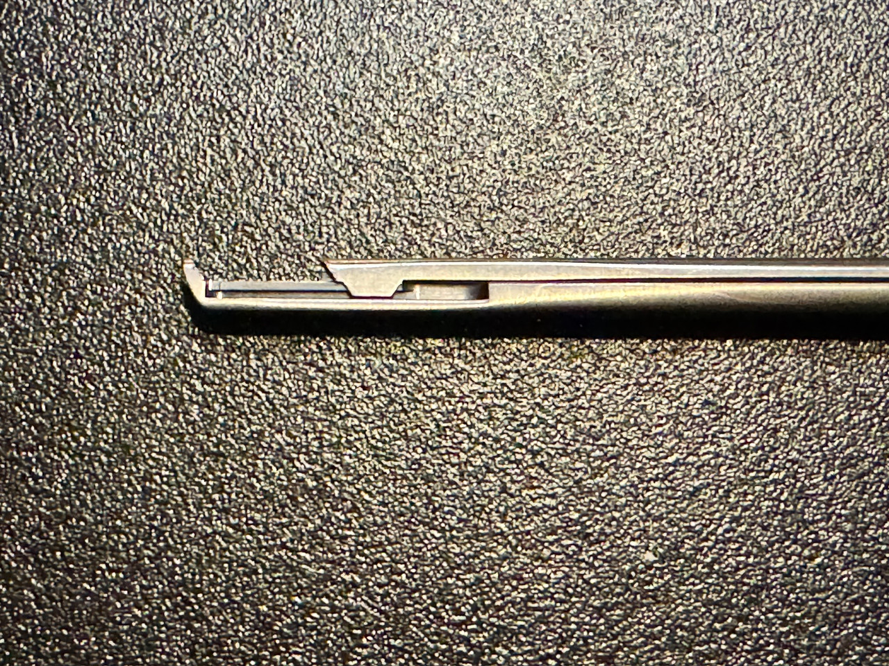 Jaw photo of Medtronic 9569604 MetrX Bayonet Kerrison Rongeur, 3mm, 40° Up, 9.5"
