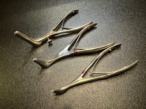 Nasal specula photo of Xomed MCOS10SC Full Septoplasty Instrument Set