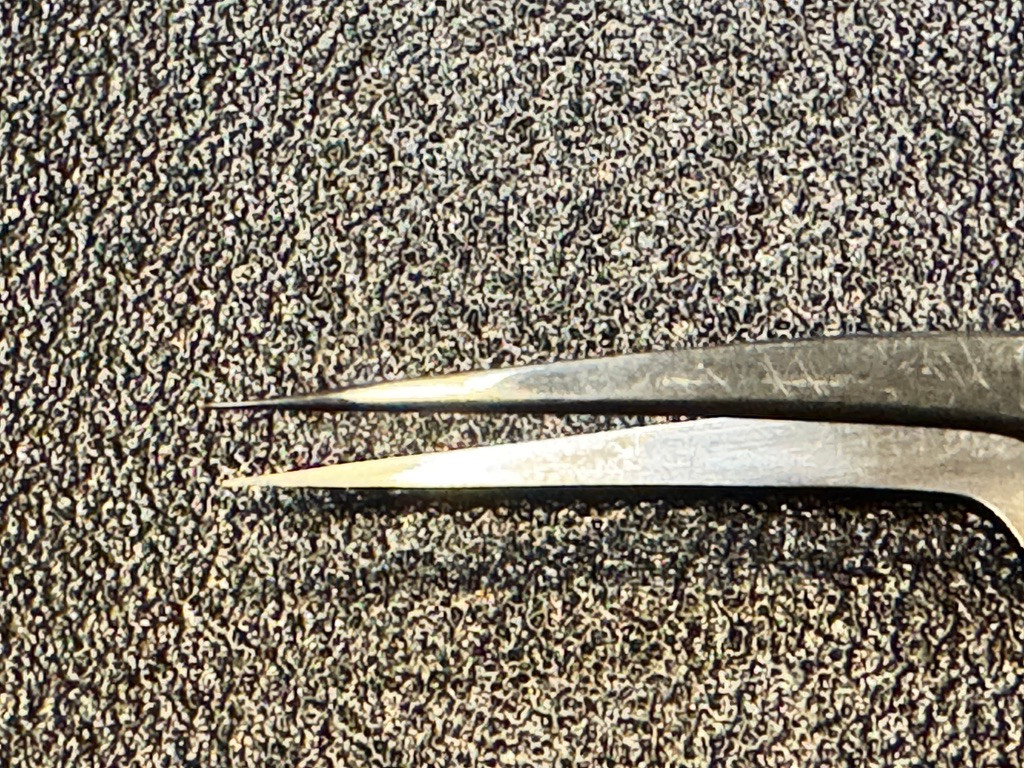 Jaw photo of S&T D-5a.3 Vessel Dilator, Forceps ANG 10°, 0.3mm Tip