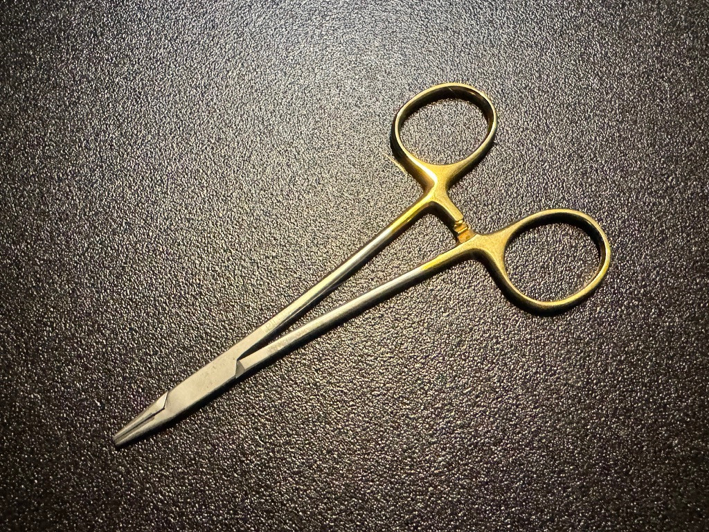 Photo of Pilling 152800 Halsey Needle Holder, TC, 5.25"