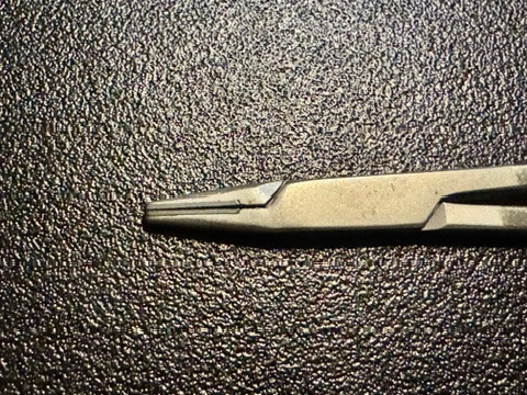 Jaw photo of Pilling 152800 Halsey Needle Holder, TC, 5.25"