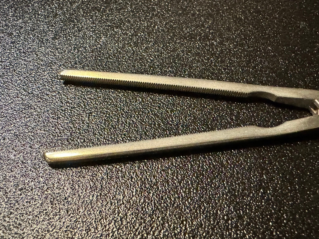 Jaw photo of Pilling 356045 Cooley Coarctation Clam, STR, 8.75"