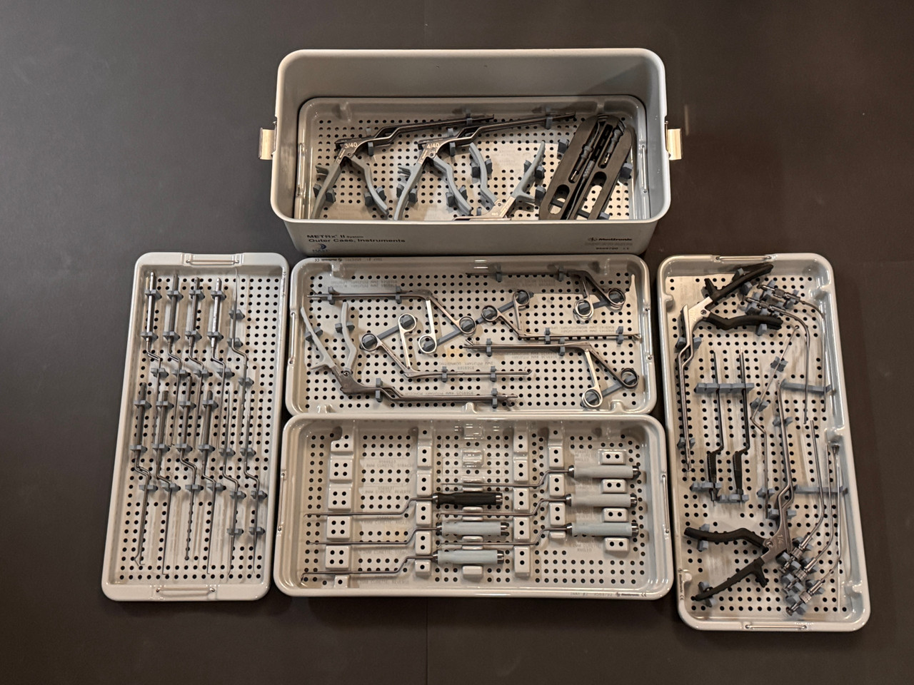 Instrument photo of Medtronic 9569790 METRx II Microdiscectomy Tubular Retractor and Instrument Set