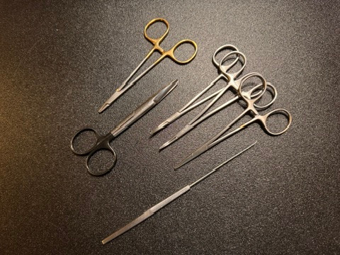 Forceps photo of Stryker 242-010-000 Arthroscopic Small Joint Intrument Set