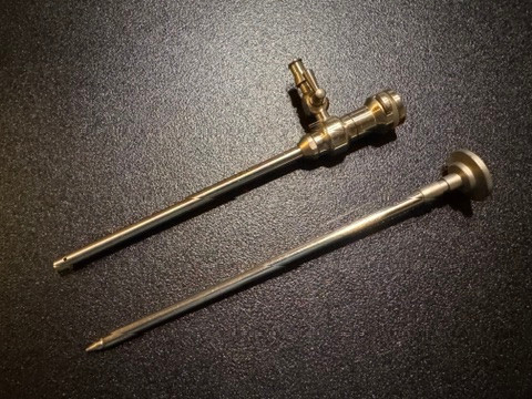 Photo of Stryker 747-031-530 Rotating Arthroscopic Cannula and Obturator, 5.8mm