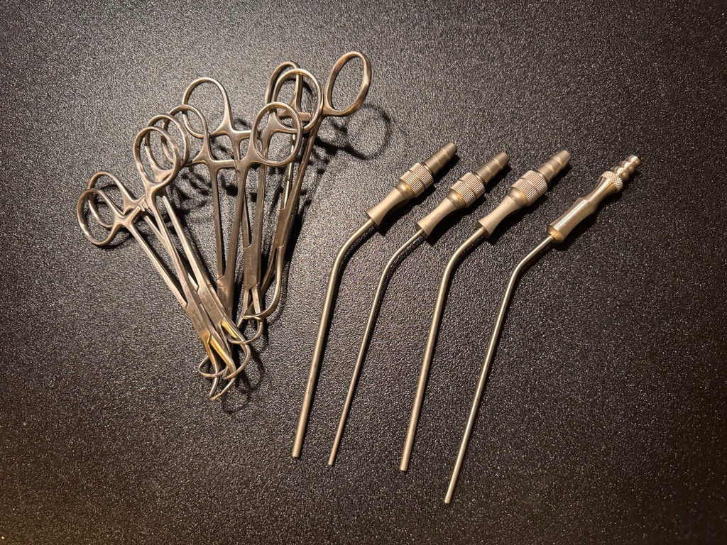 Suction photo of Aesculap MD378SP Large Laminectomy and Spinal Instrument Set