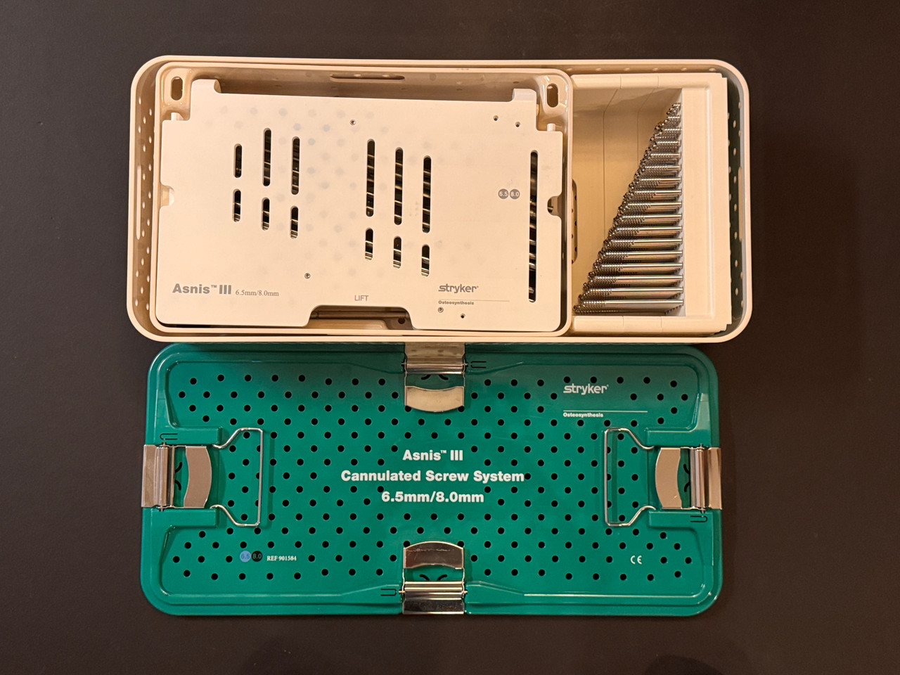 Open photo of Stryker ASNIS III 6.5mm/8.0mm Cannulated Screw System, Stainless