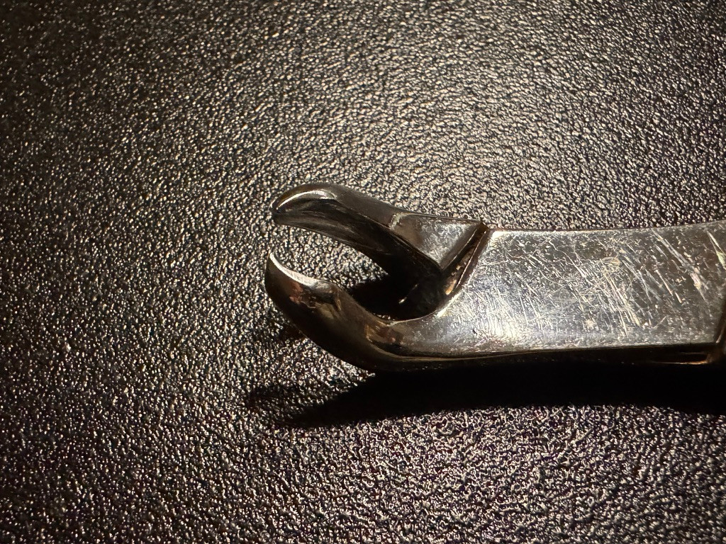 Jaw photo of Karl Schumacher #7 Extraction Forceps, Hook Handle