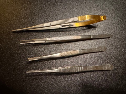 Castroviejo needle holder photo of V. Mueller OP103 Comprehensive Podiatry Instrument Set