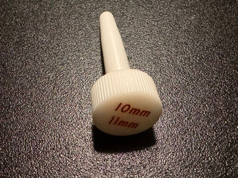 End photo of Acufex 013561 Bone Tunnel Plug, Medium, 9.0 - 10.0mm