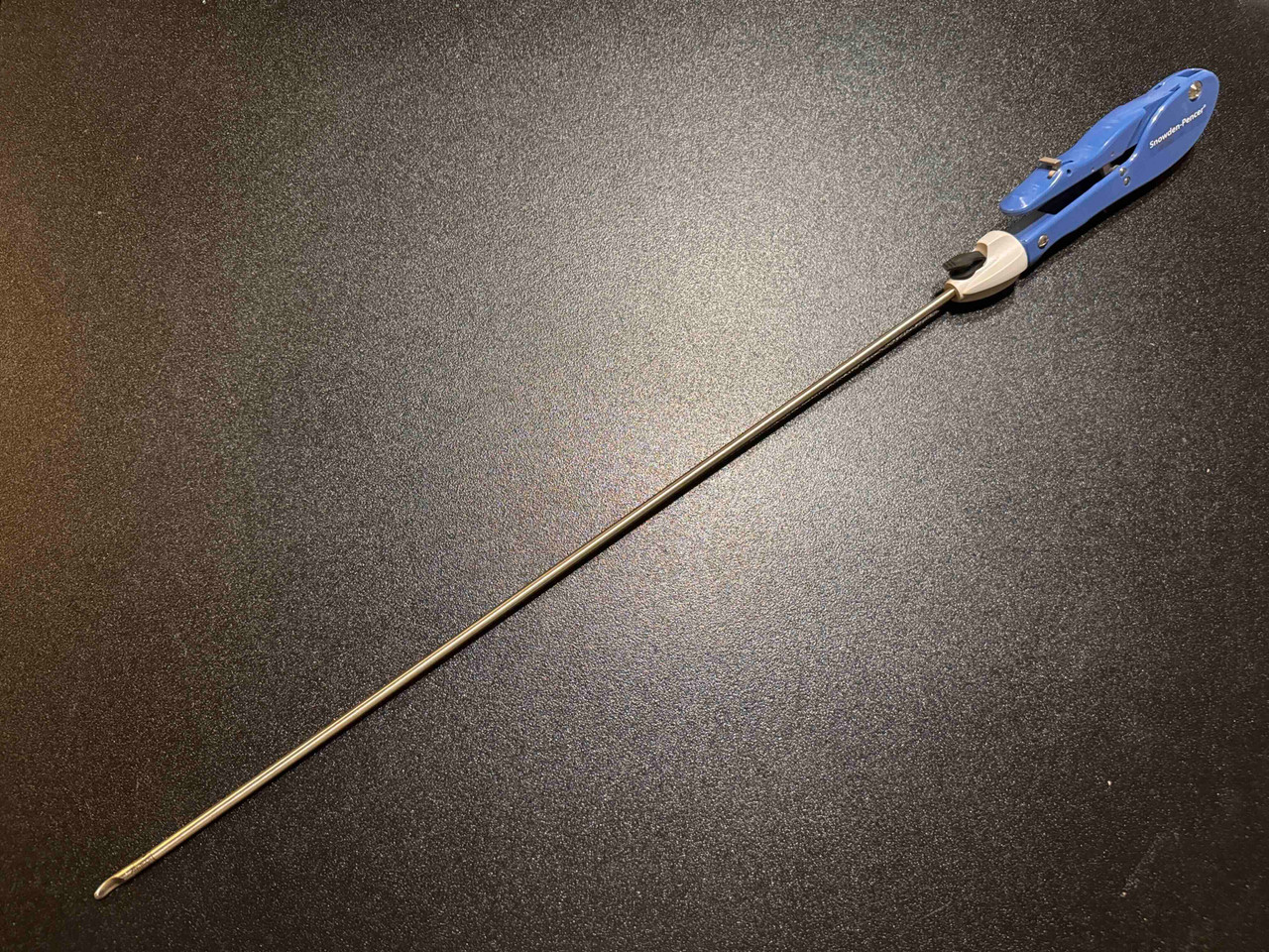 Photo of Snowden-Pencer SP90-7908 Laparoscopic Needle Holder, Rotating, TC, CVD Left, 5mm X 45cm
