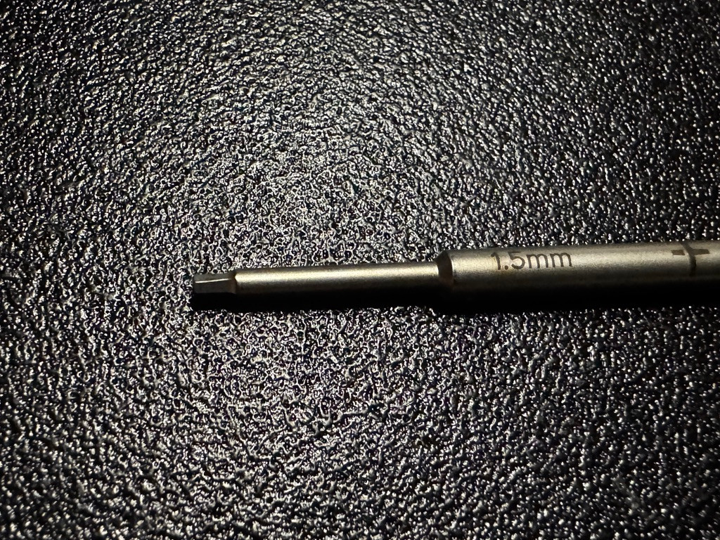 Tip photo of Acumed HT-0915 Acutrak 1.5mm Cannulated Hex Driver