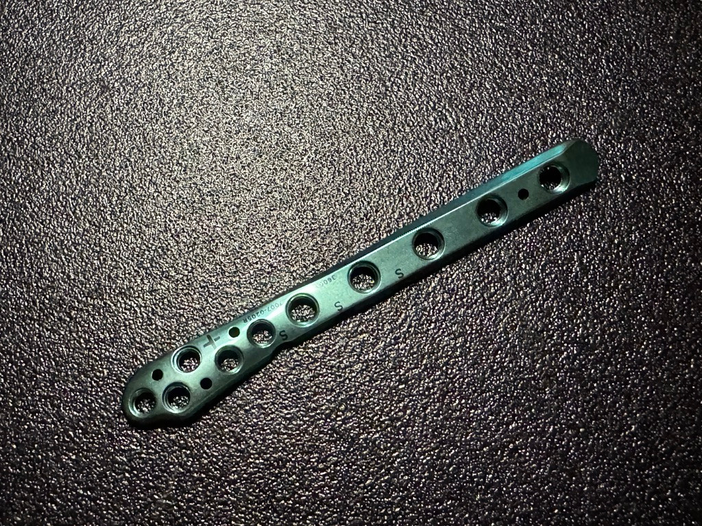 Photo of Acumed 7007-0205R Posterolateral Fibula Plate, 5-Hole, Right