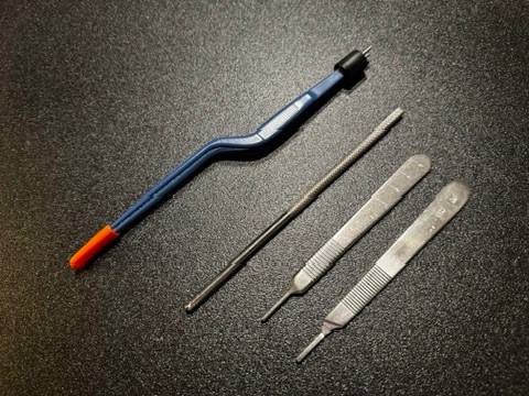 Bipolar forceps photo of Aesculap MD370SP Full Laminectomy Instrument Set