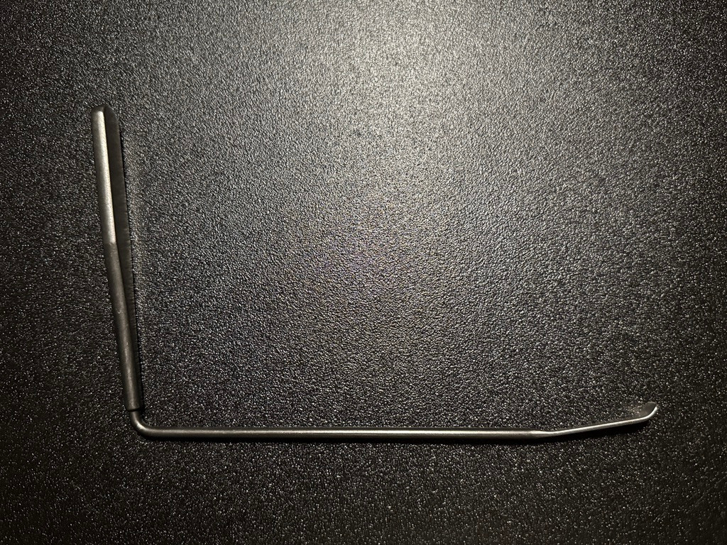 Bottom photo of Koros 7233-56 Nerve Root Retractor, 11mm X 18cm