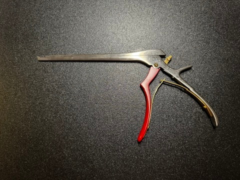 3mm photo of Jarit 280-0XXDT Detach Micro Kerrison Cervical Rongeur Set, 40°, 7"