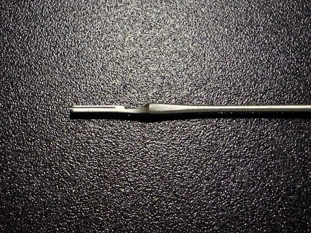 Blade holder photo of Aesculap BB071R Transsphenoidal Bayonet Scalpel Handle