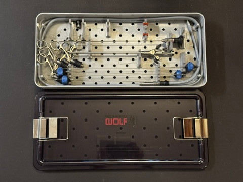 Photo of R. Wolf OptiFlow Hysteroscope, Sheath & HySafe Instrument Set