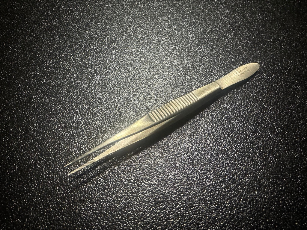 Photo of V. Mueller OP3180 Fine Eye Dressing Forceps