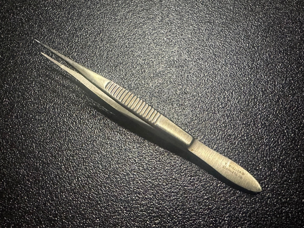 Handle photo of V. Mueller OP3180 Fine Eye Dressing Forceps