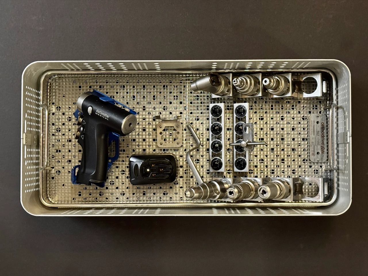 Open photo of De Soutter MBQ-708 Orthodrive Lite Modular Power Driver Set