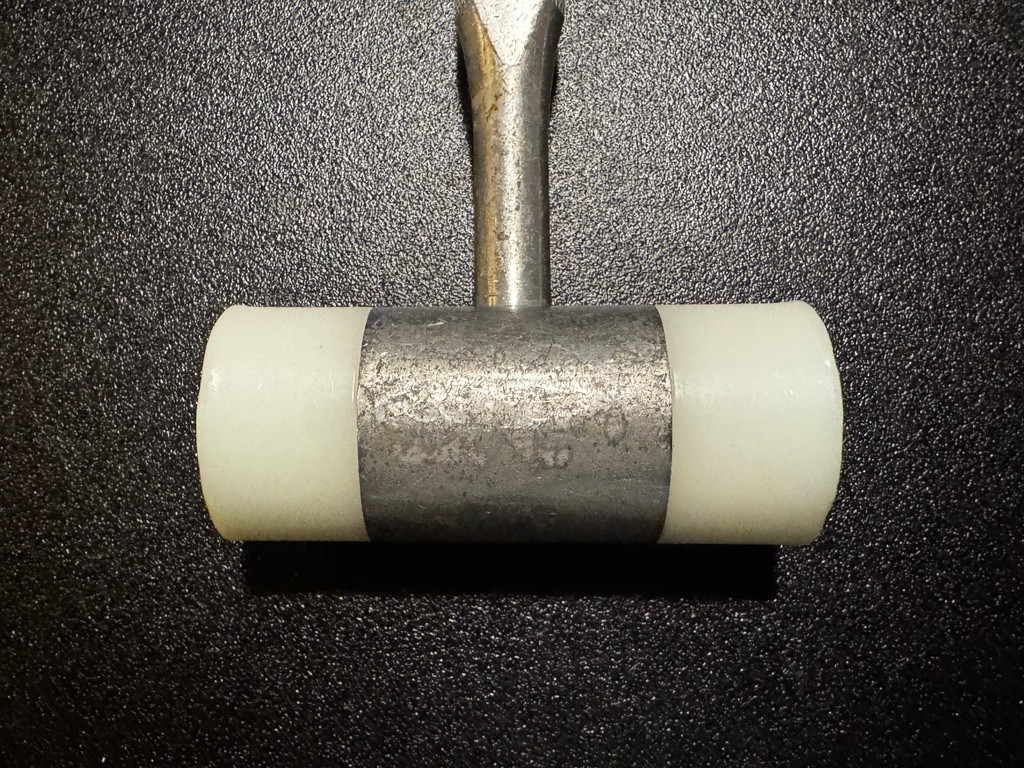 Head photo of Zimmer 546 Aluminum Delrin Head Mallet, 38mm, 8.5"