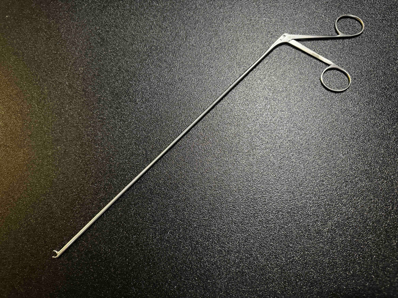 Photo of V. Mueller BE2430 Jackson Laryngeal Forceps, ANG Up, 2mm, 11"