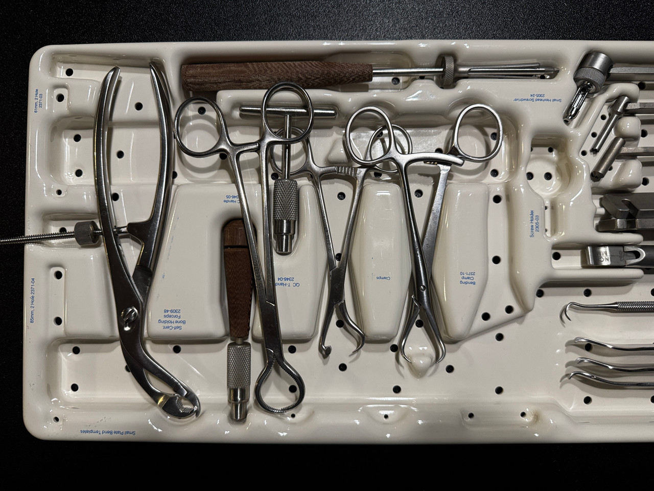Zimmer 2600-24 ECT Small Fragment Instrument & Implant Set for Sale