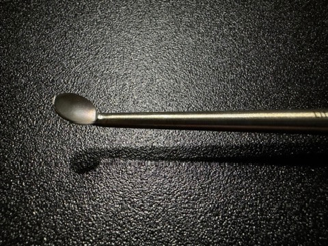 Cup photo of Life Instruments 710-1504-1 Long Handle Spinal Curette, ANG, #4, 15"
