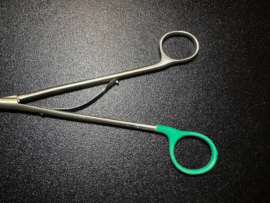 Handle photo of Weck 337085 Horizon Medium-Large Open Clip Applier, ANG, 8"