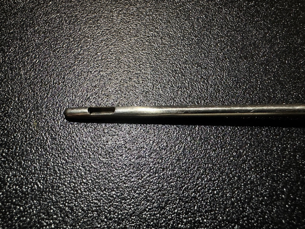 Tip photo of Tulip 60cc Standard Harvester Cannula, Toomey Hub, 3.7mm X 25cm