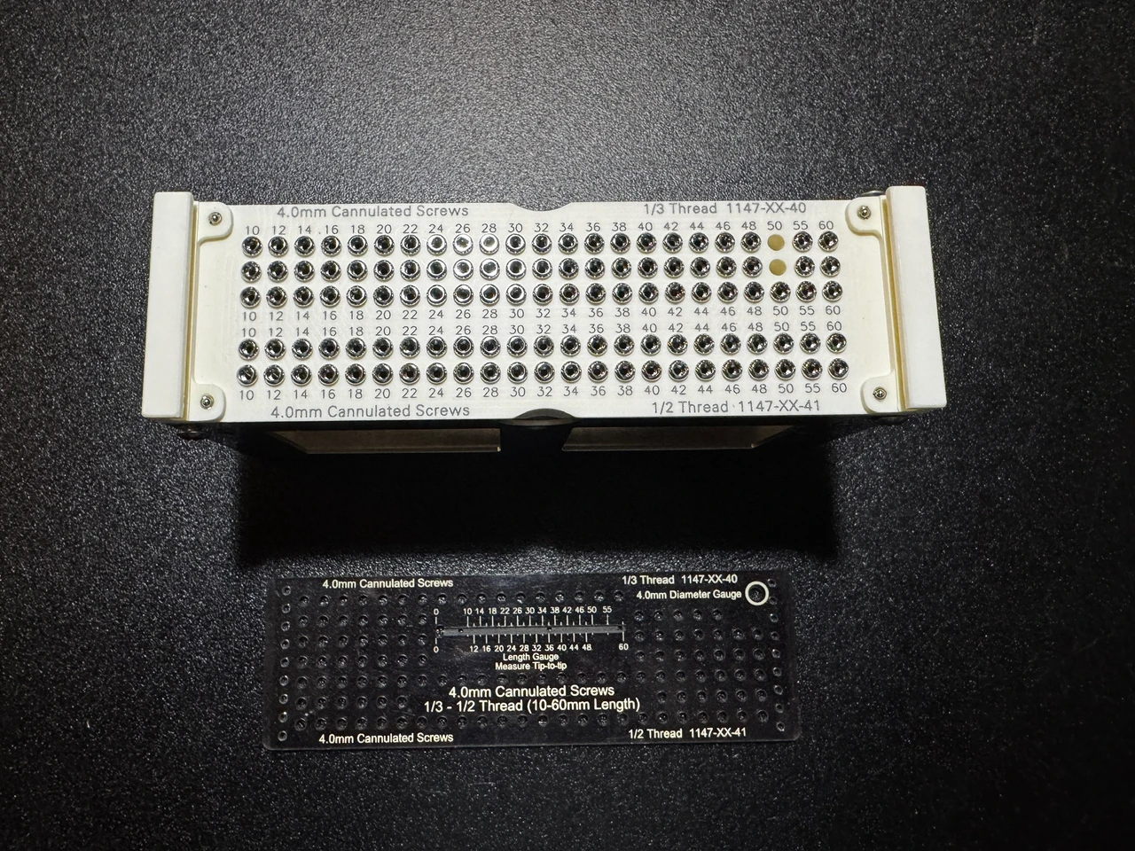 3.5mm screw photo of Zimmer 1147-00-35 3.5mm/ 4.0mm Cannulated Screw System