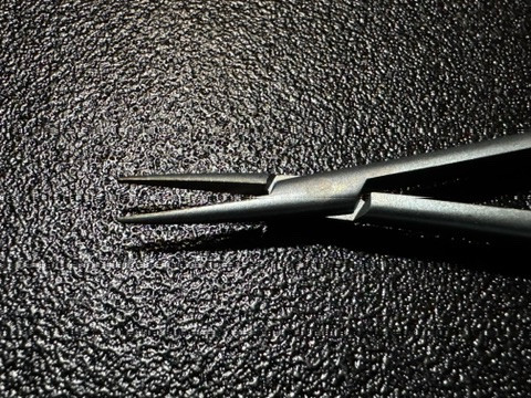 Jaw photo of Codman 80-1869 Titanium Jacobson Needle Holder, STR, 8.5"