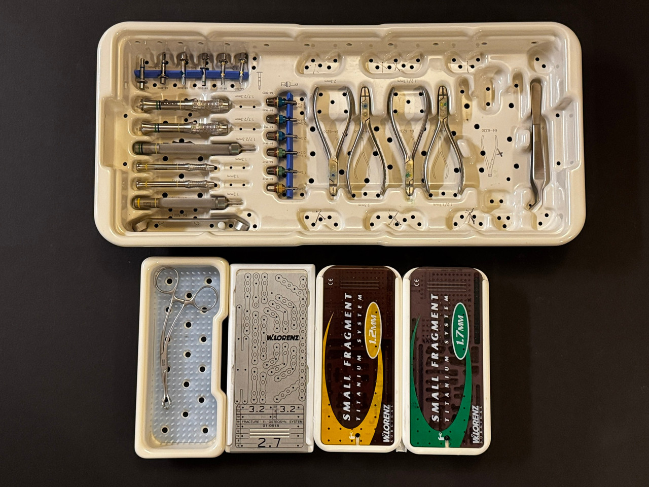 W. Lorenz 64-1000 Titanium Small Fragment System for Sale