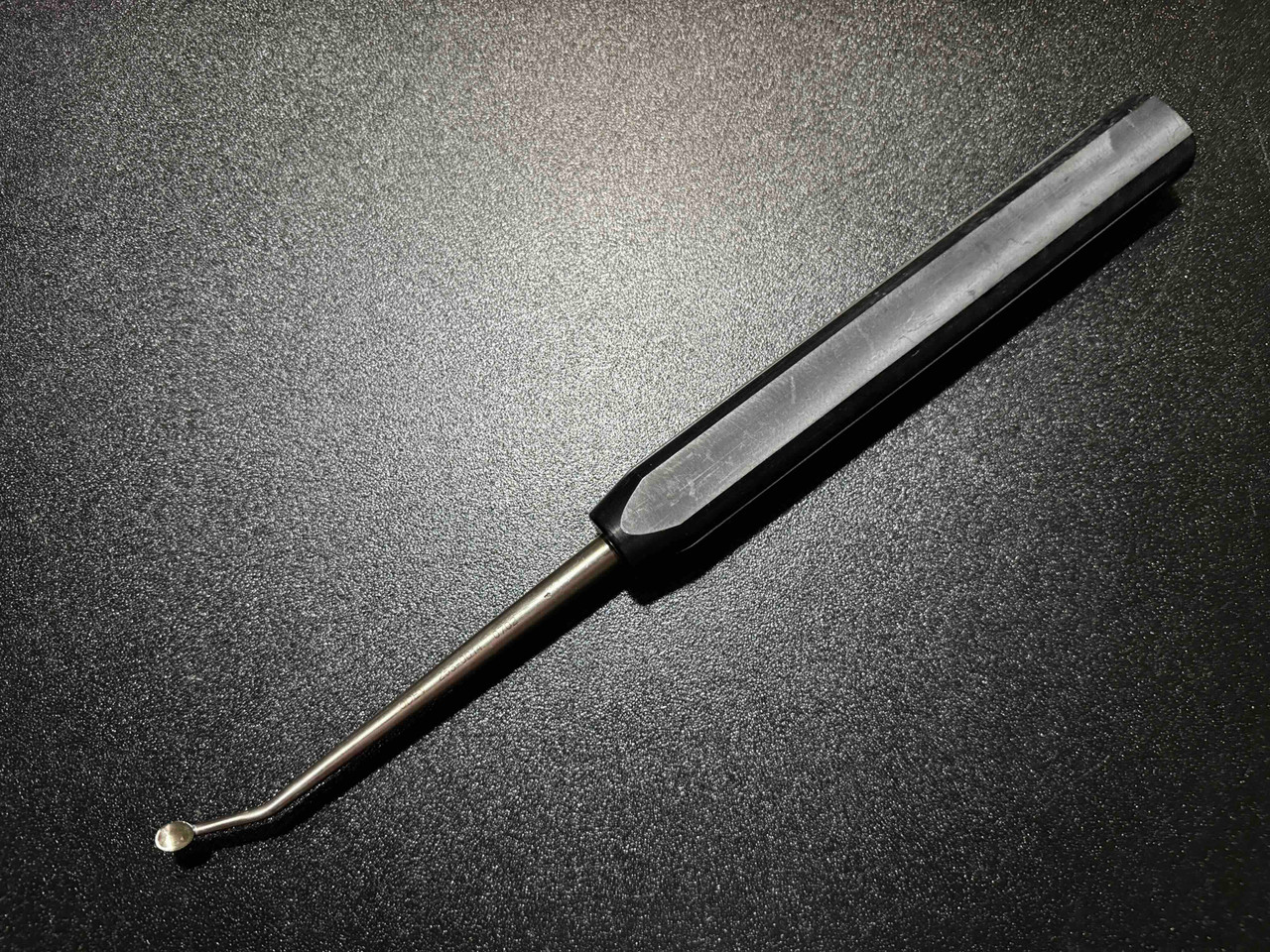 Photo of Ortho Development 253-0014 Lateral Angle Spinal Curette, Right, #4, 15"