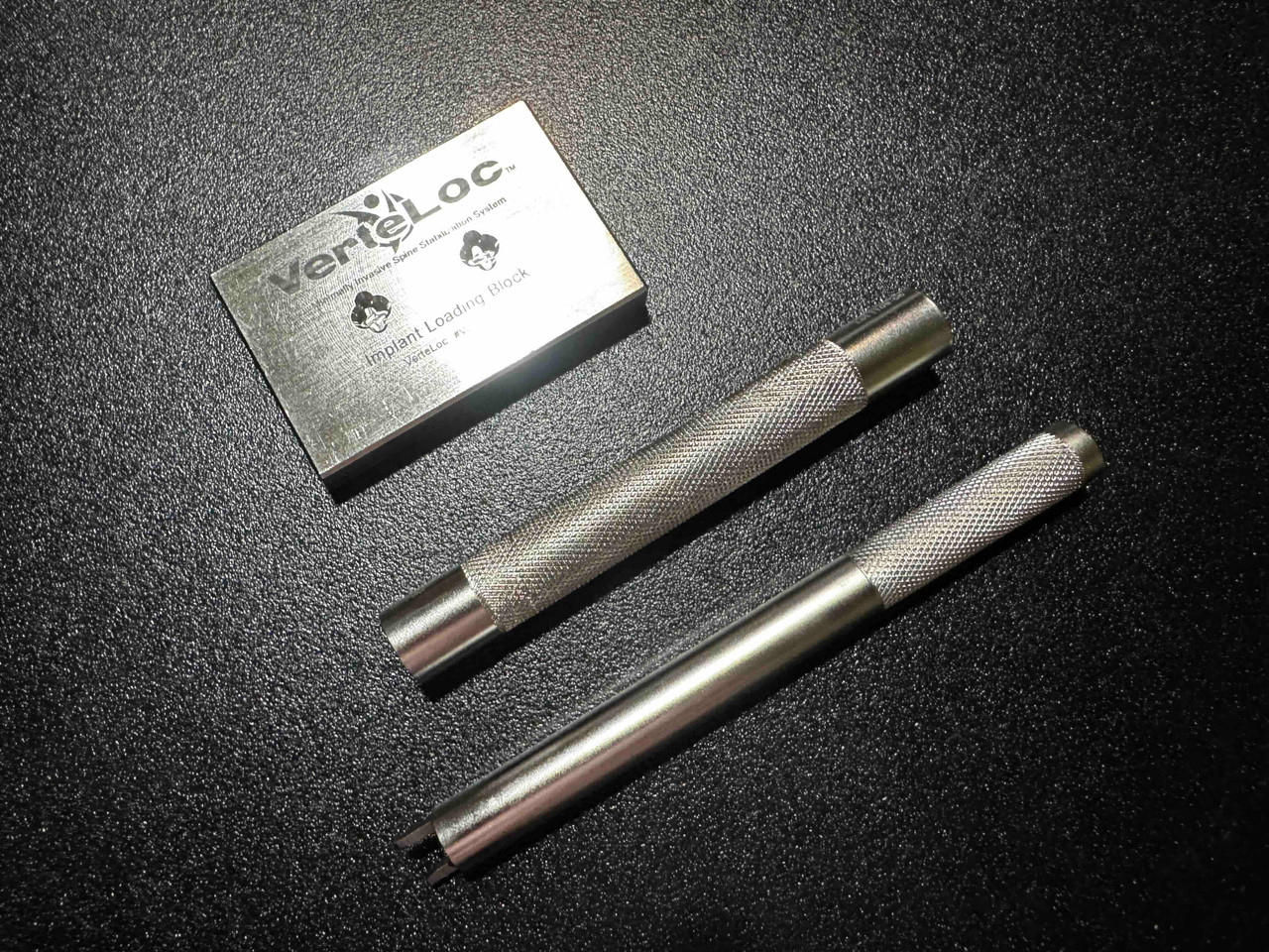 Cannula photo of VGI Medical VerteLoc Minimally Invasive Spine Stabilization Instruments
