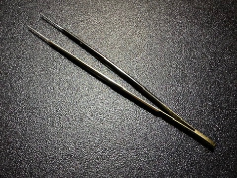 Top photo of V. Mueller NL1453 Vital Delicate Gerald Forceps, TC, 7"
