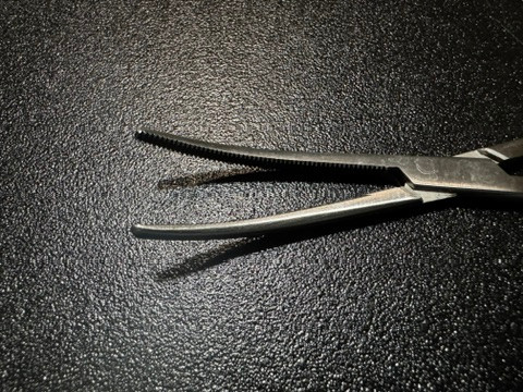 Jaw photo of Jarit 106-171 Rochester-Pean Artery Forceps, CVD, 6.5"