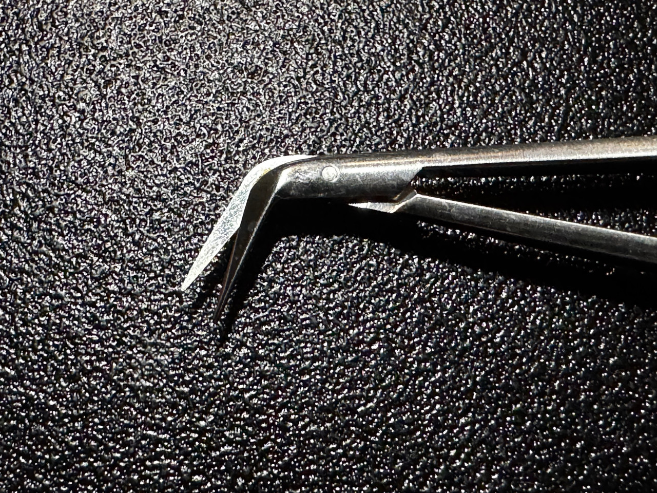 Blade photo of W. Lorenz 34-7060 Micro Vascular Potts Scissors, 45°, 6.5"