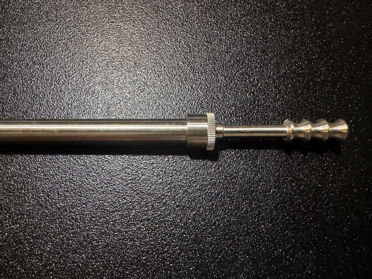 End photo of Jarit 170-103 Poole Suction Tube, STR, 32 Fr, 12"