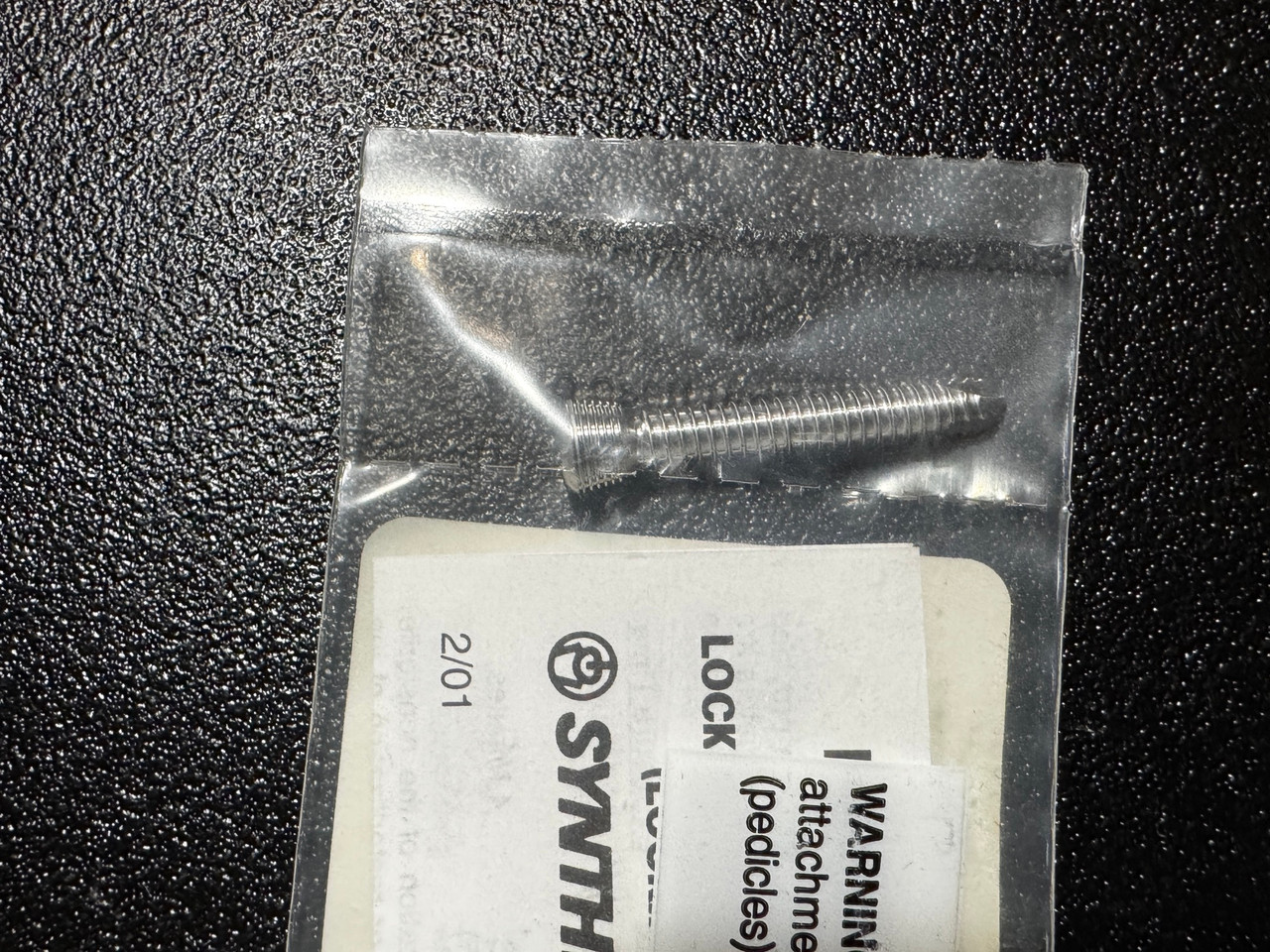 Screw photo of Synthes 02.204.030 4mm Locking, Self Tapping Screw, 30mm