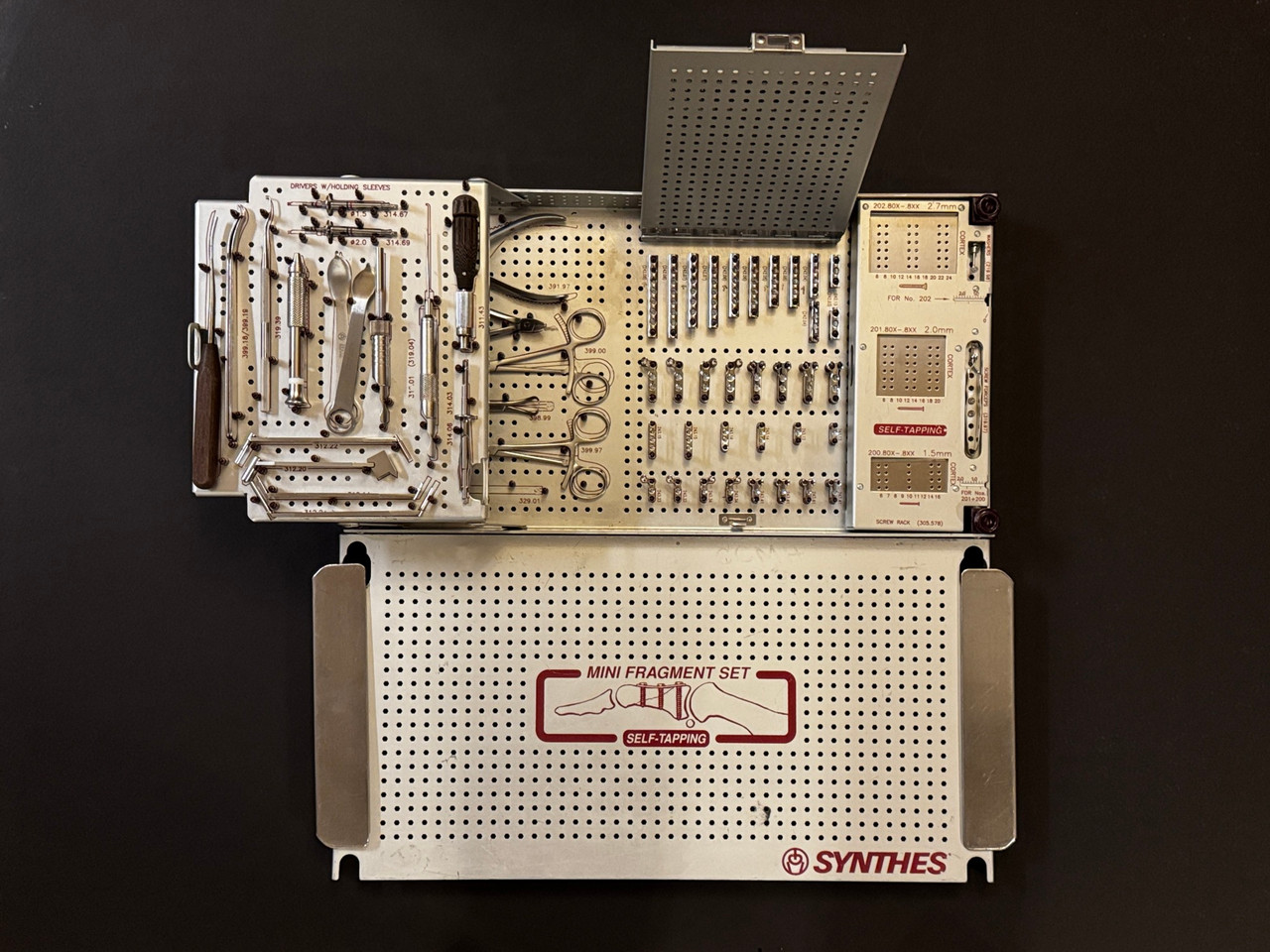 Photo of Synthes 105.488 Self-Tapping Mini Fragment Instrument and Implant Set