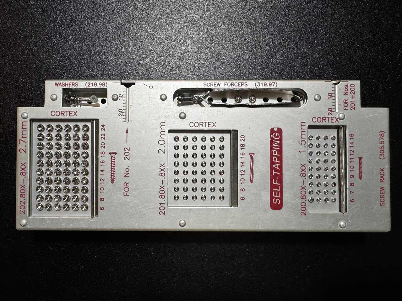 Screw photo of Synthes 105.488 Self-Tapping Mini Fragment Instrument and Implant Set