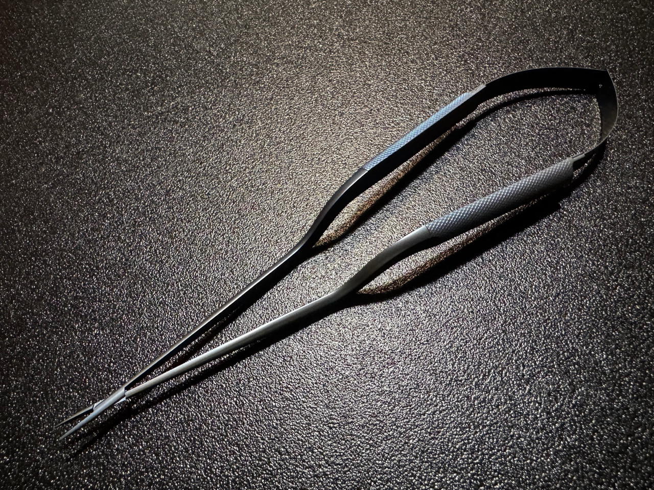 Photo of Symmetry 80-1728 Titanium Rhoton Micro Bayonet Needle Holder, STR, 8.5"