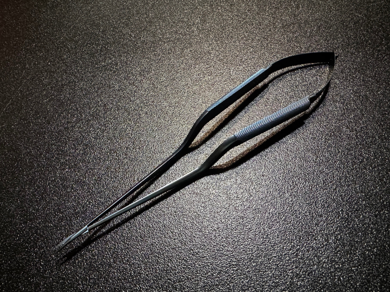 Photo of Symmetry 80-1723 Titanium Rhoton Bayonet Scissors, CVD, 9.5" (New)